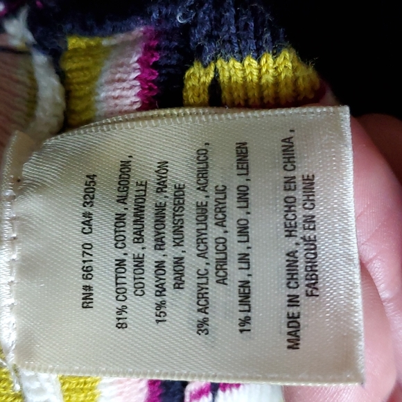 Anthropologie Moth dolman sleeve stripe sweater size small - Picture 4 of 9